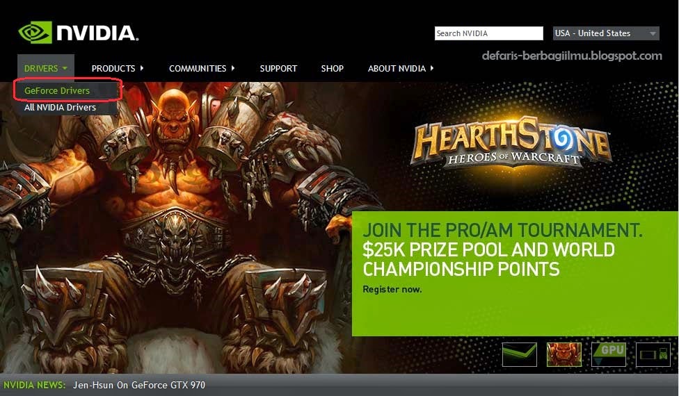 Cara mencari driver vga nvidia dengan benar www.kupaskomputer.com