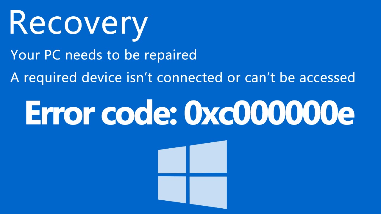 Mengatasi Windows Boot Manager Error 0xc00000e